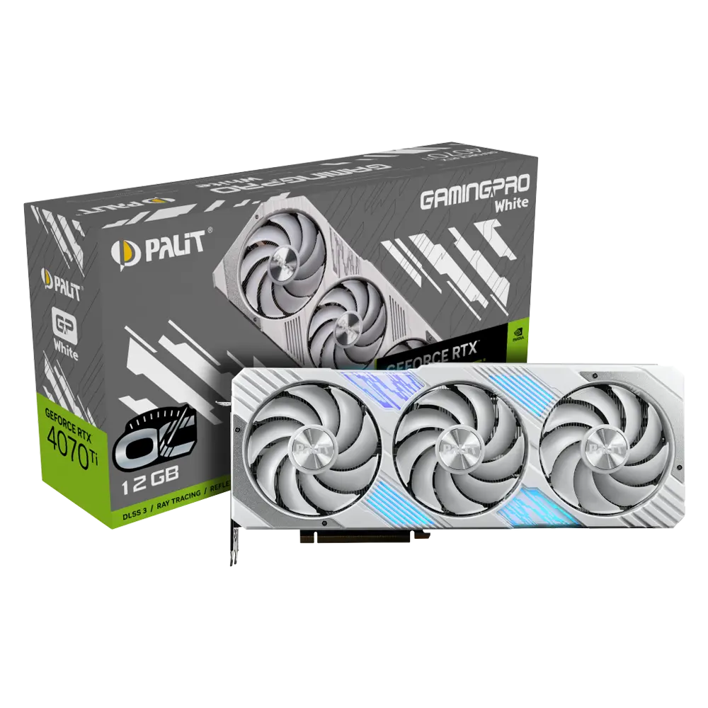 Palit RTX 4070 Ti GamingPro | White OC 12GB GDDR6X in Saudi Arabia