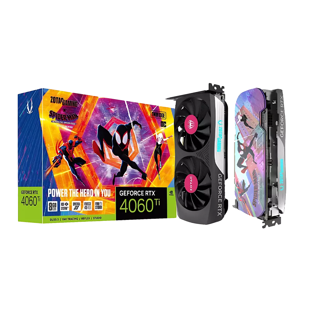 Zotac GAMING RTX 4060 Ti | 8GB Twin Edge OC SPIDER-MAN in Saudi Arabia